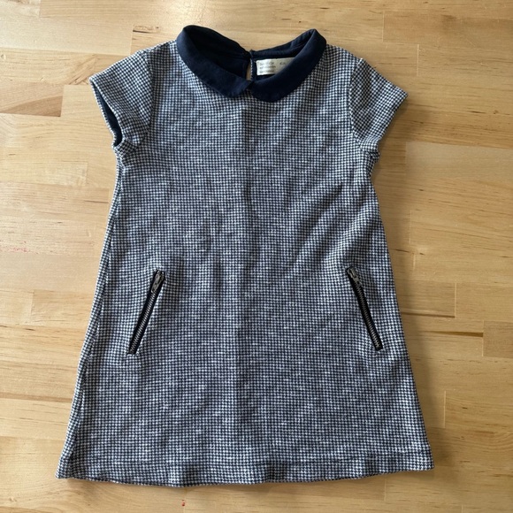 🔆 Bundle items 6 for $30 Zara Girls Navy and White Dress - Picture 1 of 8